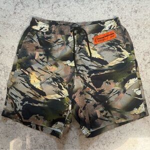HERON PRESTON Camouflage Swim Trucks - Track Running Shorts